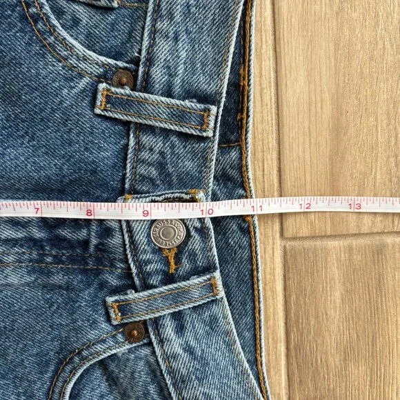 Vintage Levi's 550 Jeans Girl's 10 Blue Denim Medium Wash Slim Relaxed Fit 90s - Picture 7 of 8